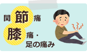 関節痛・膝痛・足の痛み